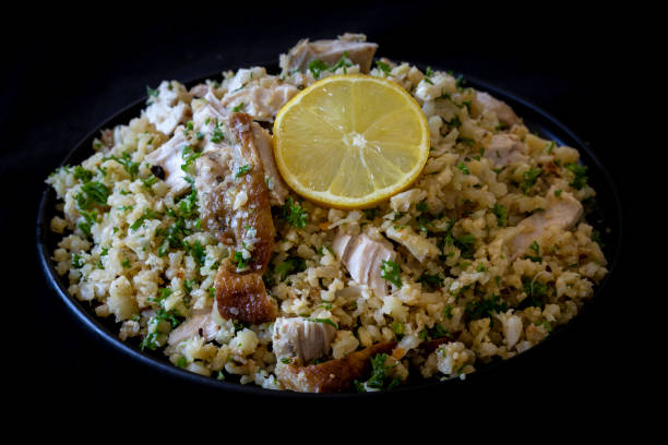 istock Greek Style Chicken with Cauliflower Rice 1264398212