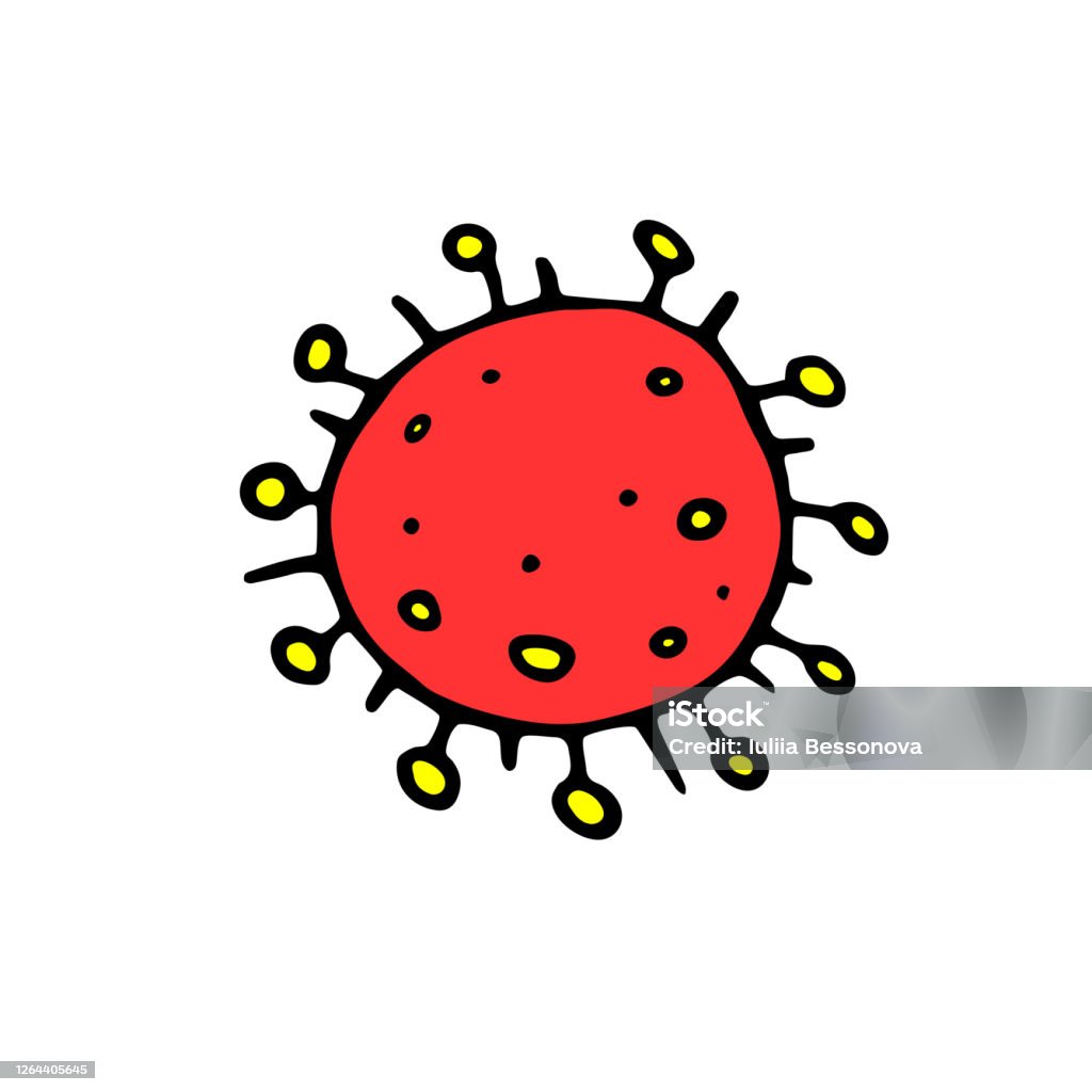 Biểu Tượng Virus Phân Tử Nhiễm Vi Khuẩn Virus Virus Corona Xét Nghiệm Nhiễm  Cúm Trong Phòng Thí Nghiệm Ảnh Minh Họa Vẽ Tay Vector Màu Hình minh họa Sẵn  có -