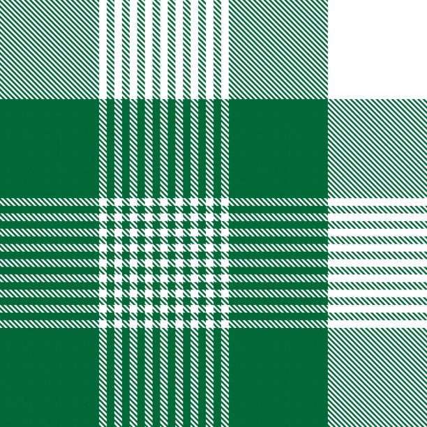 Green Glen Plaid Tartan Seamless Pattern Green Glen Plaid, tartan seamless pattern suitable for fashion textiles and graphics tartan army stock illustrations