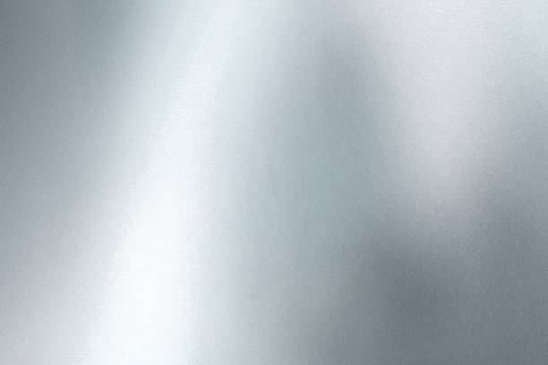 istock Glowing silver foil glitter paper wall with copy space, abstract texture background 1264415909