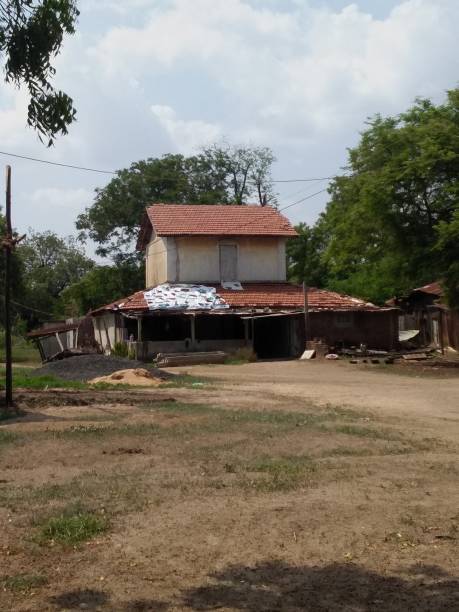 istock Indian village and house 1264429730