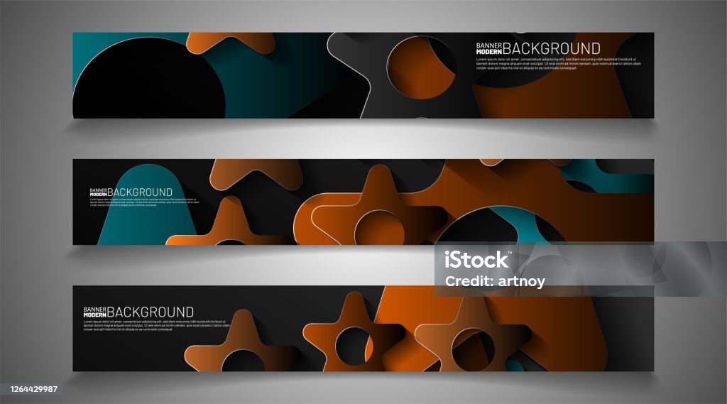 Pg Banner Design Set Banner Background For Your Design Vector Graphic Design ...
