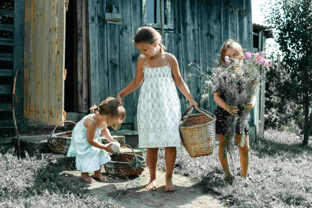 istock Children gather for a picnic. 1264444163
