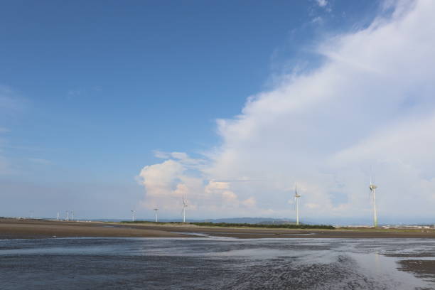 istock Wind energy near beach. Clean energy. 1264446104