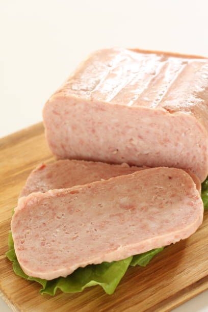 istock sliced luncheon meat on wooden board 1264449056