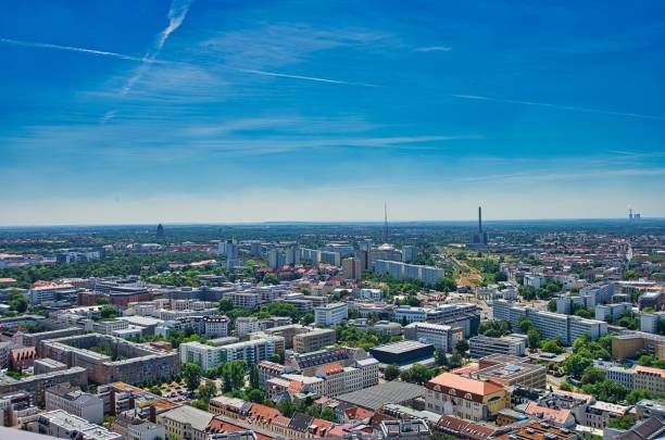 istock City centre of Leipzig from the air 1264452508