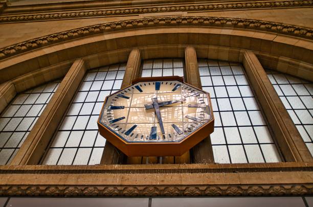 istock Station clock at Leipzig central station 1264452614