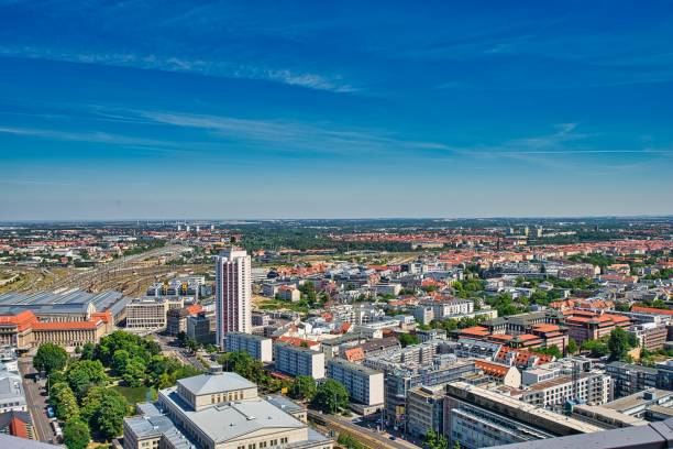 istock City centre of Leipzig from the air 1264454055