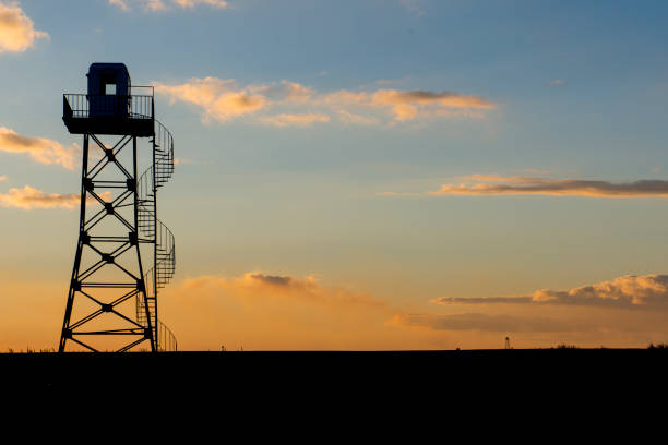 military watchtower. Enemy watchtower