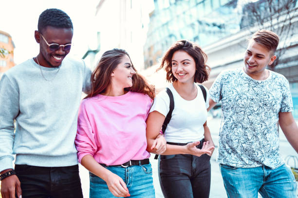 istock Multiethnic Couples Enjoying A Walk Together 1264457274
