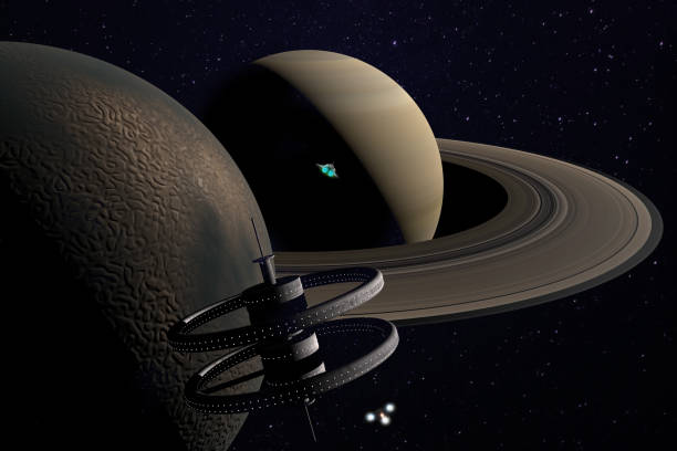 istock Orbital Hotel and Space Tourism 1264462701