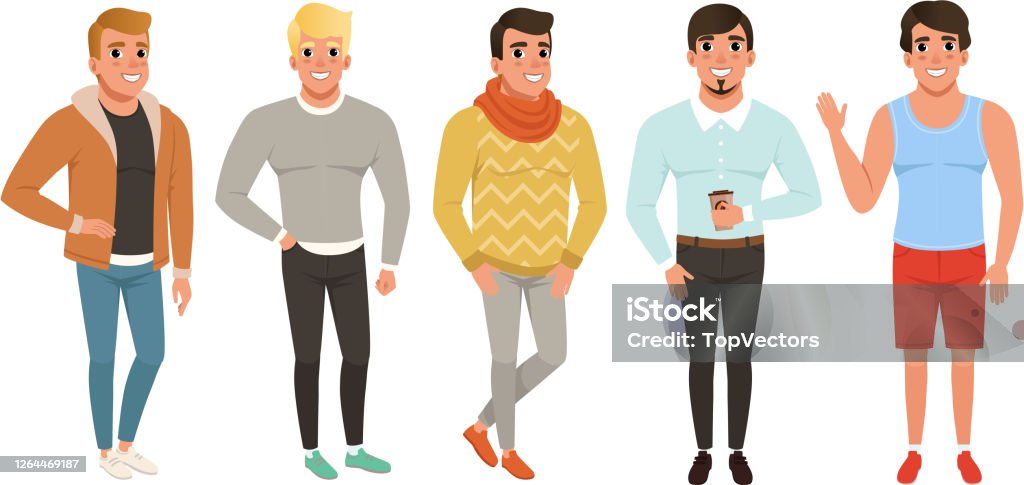 Ilustración de Colección De Hombres Vestidos Con Ropa Casual Paquete De Trajes De Estilo Callejero Chicos Que Llevan Ropa De Moda Estilo De Dibujos Animados Vector Ilustración Vector y más Vectores Libres Ilustración de Colección De Hombres Vestidos Con Ropa Casual Paquete De Trajes De Estilo Callejero Chicos Que Llevan Ropa De Moda Estilo De Dibujos Animados Vector Ilustración Vector y más Vectores Libres