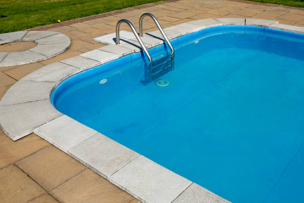 istock swimming pool in the garden 1264475865