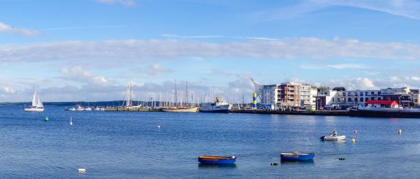 istock Panorama of Port Eckernfoerde Germany 1264478775