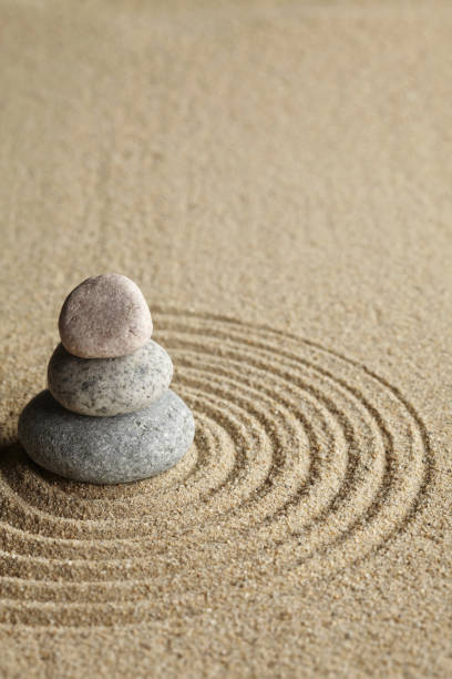 istock Zen stones in rock garden 1264484683