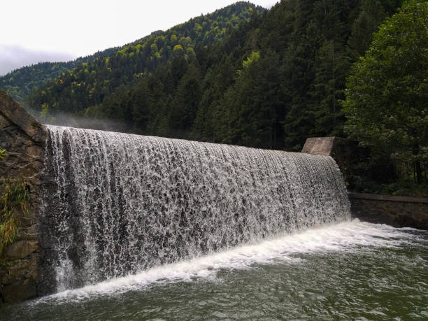 istock Uzungol waterfall located in Trabzon , Turkey. 1264486383