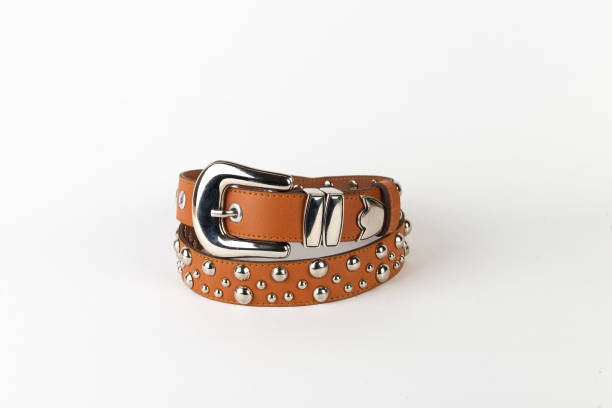 istock women's belt with studs and accessories in black and brown 1264486602