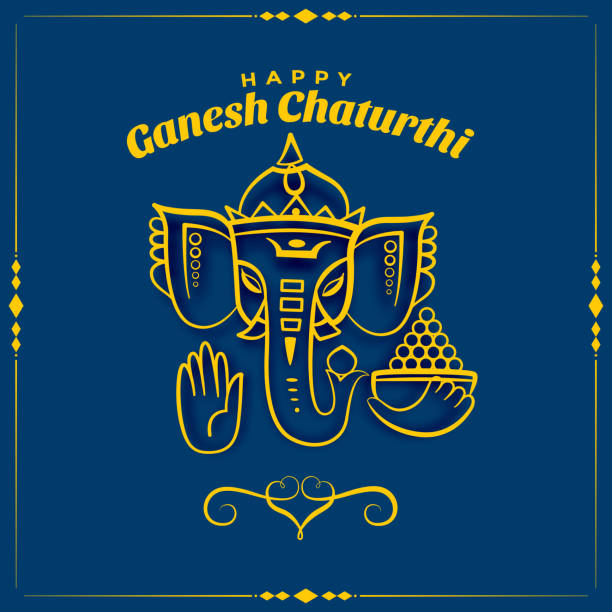 haapy ganesh mahotsav festival card background design haapy ganesh mahotsav festival card background design 32330 stock illustrations