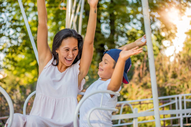 istock Unforgettable ride with mother 1264490641