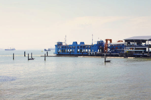 istock Ferry parked at the jetty 1264490751