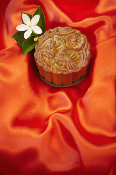 istock Close up image of mooncake 1264494907