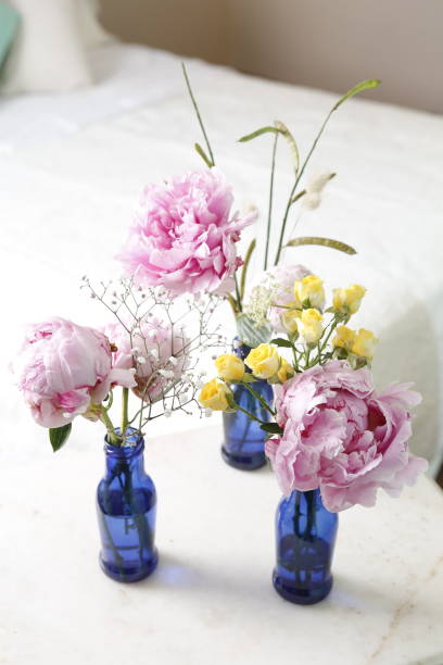 istock Peonies flower arrangement 1264509030