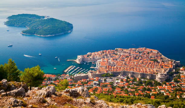istock Dubrovnik medieval Old town and Lokrum island 1264517646