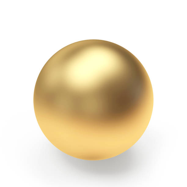 istock Golden sphere or ball 1264517670
