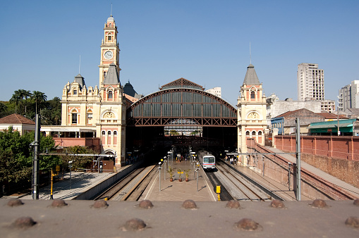 A view of a ghost like Flinders Street Station during COVID-19 in Melbourne, Australia. Stage 4 restrictions continue in Melbourne as work permits come into effect at midnight today. This comes as a further 471 new COVID-19 cases were uncovered overnight.