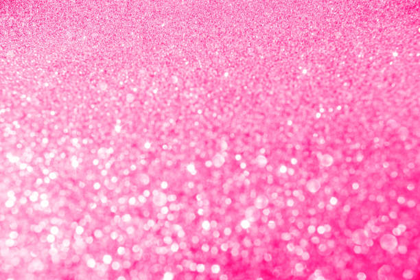 istock Abstract bright pink sparkling New Year or Christmas background for your creative design or greeting card. Festive concept, Valentines Day celebration 1264521117