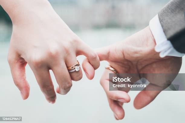 Couple Promise Love Of The Eternity Stock Photo - Download Image Now - Wedding, Married, Wedding Ring