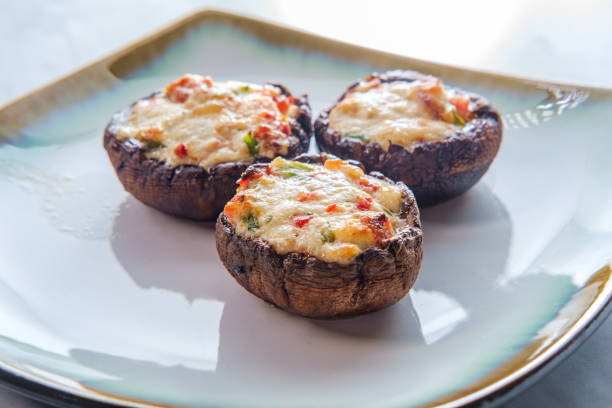 istock Italian Stuffed Mushrooms Cheese 1264535385