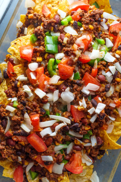 istock Loaded Chili Beef Nachos 1264535400