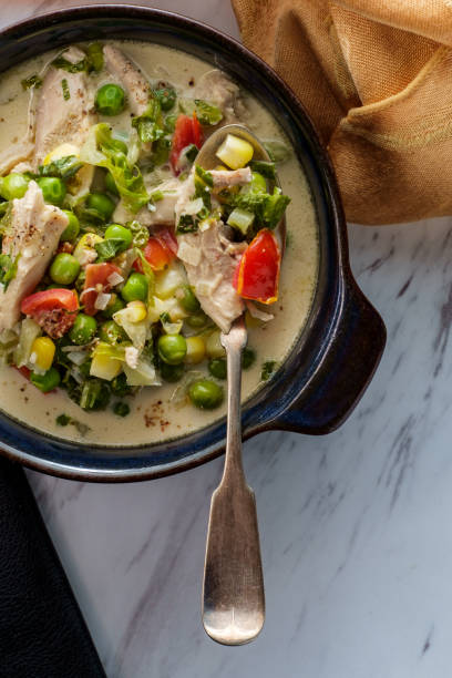 istock White Sauce Chicken Fricassee 1264545821