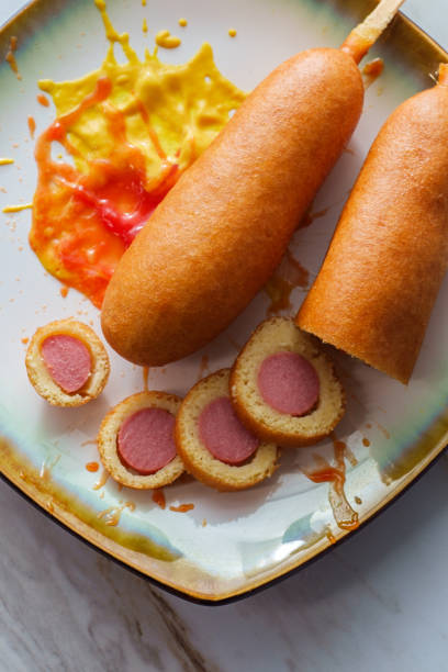 istock American Fast Food Corn Dog 1264545877