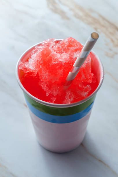 istock Cherry Slushy Paper Straw 1264548375