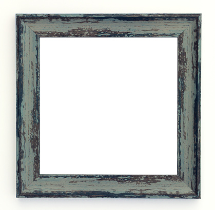 An old rustic style picture frame