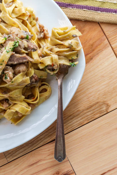 istock Beef Mushroom Sausage Stroganoff 1264553497