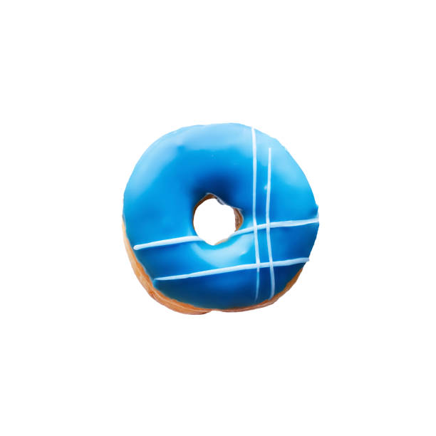 istock blue donut with glaze isolated on white background 1264559435