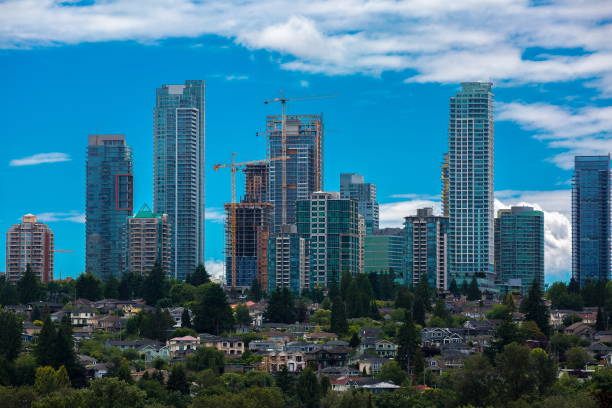 istock Construction of High-Rise Buildings in Residential District 1264568267