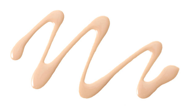 istock Beige color nail vanish in abstract shape 1264581191