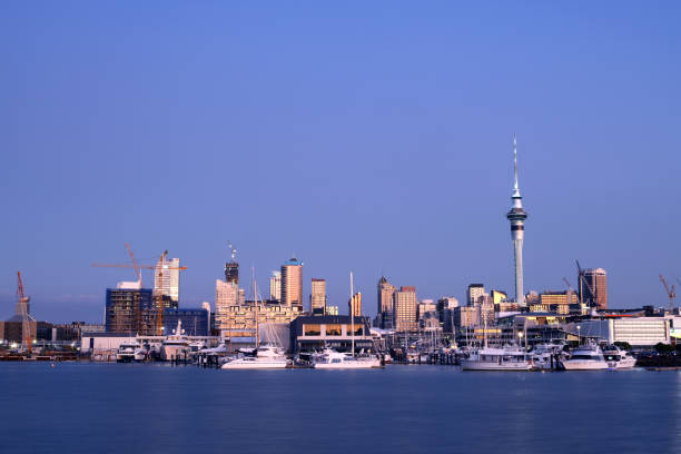 istock Downtown Auckland across the Yacht Harbor 1264588549