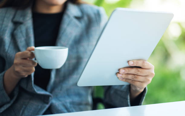 istock a business woman using digital tablet in office 1264603806
