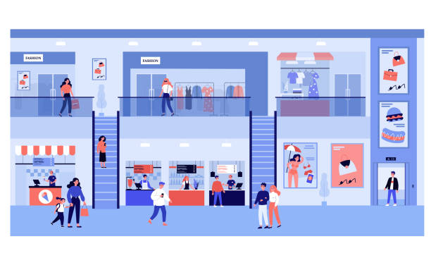 Centro Comercial Vectores Libres de Derechos - iStock Centro Comercial Vectores Libres de Derechos - iStock