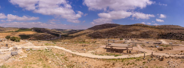 istock Samaria Shiloh panoramic view in summer tourism 1264610062