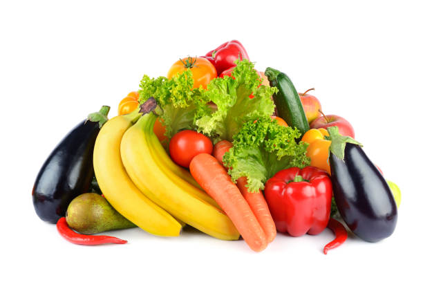 istock Multi-colored bright fruits and vegetables 1264610816