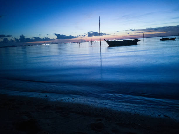 istock Sunset at Lagoi Beach, Riau Islands 1264610825