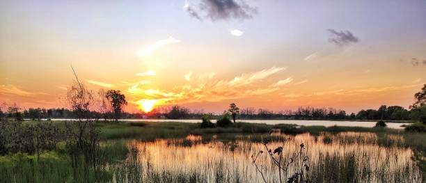 istock sunrise and blue lake on bintan island 1264612855