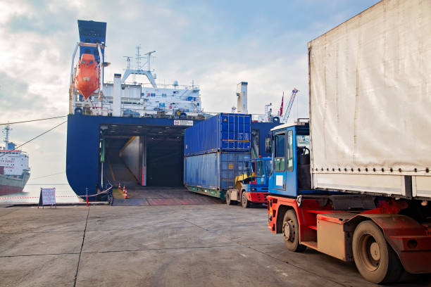istock Shipping and Trucking Transportation. 1264615603