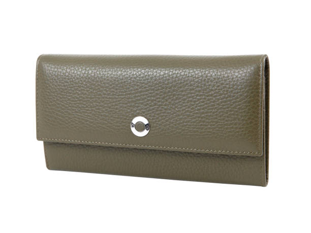 istock New grey green wallet of cattle leather isolated 1264617261